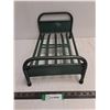 Image 1 : Vintage Steel Frame Doll Bed 17x10x6.5"