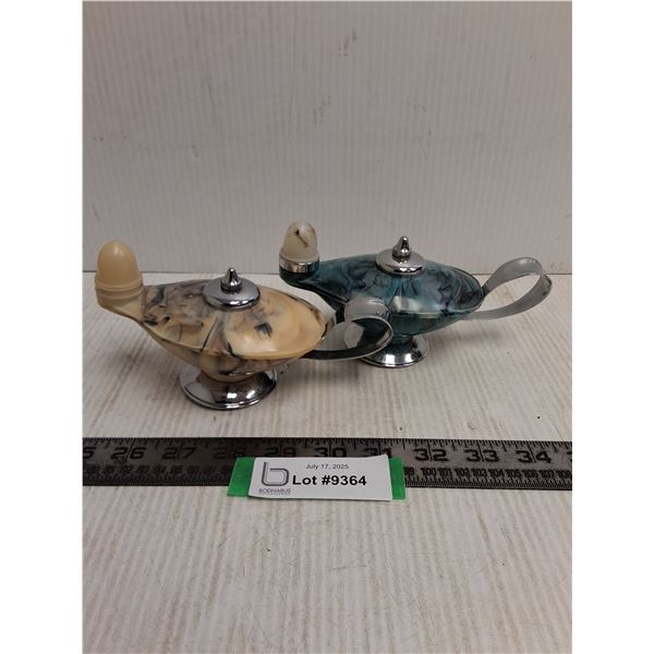 (2) Vintage Aladdin "1001 Nights" Night Lamps - Untested
