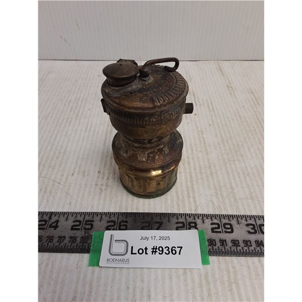Vintage  Shanklin Carbide Miner's Lamp