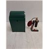 Image 2 : Vintage Mail Box Coin Bank, Plastic "Perfume" Ornament