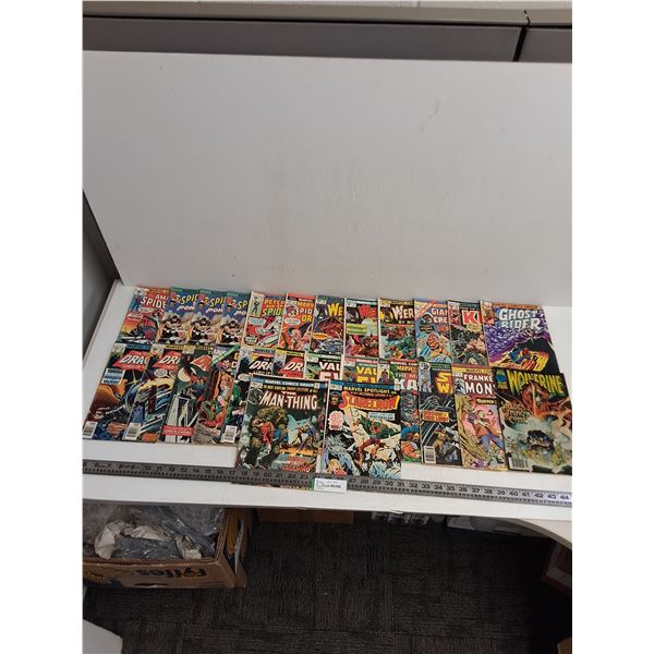 (26) Comic Books (Spider-Man, Dracula, Werewolf)