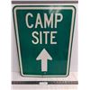 Image 1 : Camp Site Metal Sign - 18" x 24" - Pickup Preferred