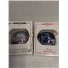 Image 2 : (2) Custom Chrome "Christmas 1995" Christmas Tree Ornaments