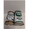 Image 2 : (2) Quaker State Motor Oil Tins - 1 Full, 1 Empty - Pickup Only