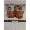 Image 1 : (2) Gulf Motor Oil Tins - 1 Full, 1 Empty - Pickup Only