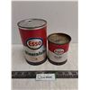 Image 1 : (2) Empty Esso Oil Tins