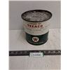 Image 1 : Vintage Empty Texaco 5 lb Grease Tin