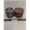 Image 1 : (2) Vintage Empty Tins (Nabob Coffee & Player's Tobacco)