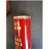 Image 9 : (2) Tin Cans- Master Manson Cut Plug Tobacco And Blue Ribbon Baking Powder