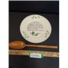 Image 1 : Irish Blessing Plate & Boil City Wooden Spoon