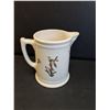 Image 3 : Ceramic WH Grindley Express Pattern Creamer Pitcher - 7" Tall
