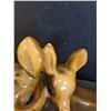 Image 5 : Delcraft Ceramic Deer Family Figurine Decor - 19" x 11" - Has Chip on One Ear