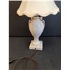 Image 5 : French Renaissance Style End Table Lamp - Works - 18" Tall