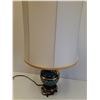 Image 3 : Vintage Teal And Gold Lamp (Cord Needs TLC) 18" x 13"  -  PICK UP