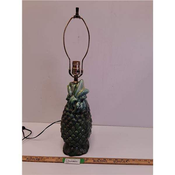 Pineapple Lamp - No Shade, As Is - 24" Tall X 6" Wide  -  PICK UP
