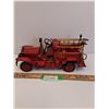 Image 1 : Vintage Style Metal Fire Truck - 15" x 6" x 5"