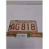 Image 1 : Saskatchewan License Plate - 1975 - Motorcycle