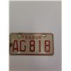 Image 2 : Saskatchewan License Plate - 1975 - Motorcycle