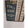 Image 5 : Kodak Co Vintage Style Thermometer- 23" x 7"