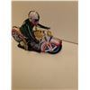 Image 2 : Tin Wind-Up Motorcycle Toy - Winds Up, As Is
