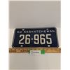 Image 1 : Saskatchewan License Plate - 1962