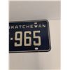 Image 2 : Saskatchewan License Plate - 1962
