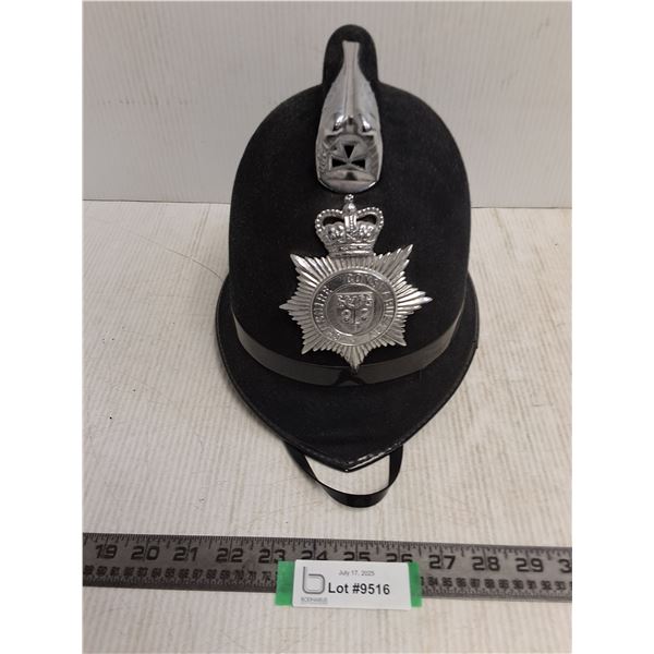 British "Cheshire Constabulary" Bobby Hat - Adult Size