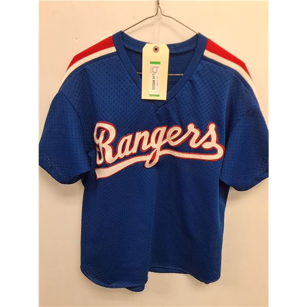# Texas Rangers MLB Shirt - Size Large Approx