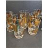 Image 2 : (6) MCM Highball Glasses Set (One Has Small Chip, as Pictured)