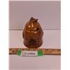 Image 1 : Vintage Ceramic Honey Pot - Beehive Theme - 5" x 3.5"