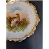 Image 3 : Barvarian Porcelain Game Bird Decorative Plate - 13" Diameter