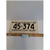 Image 1 : Saskatchewan License Plate - 1937
