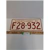 Image 1 : Saskatchewan License Plate - 1945 Farm Plate