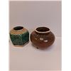 Image 3 : (4) Pottery Potpourri Artisan Pots - Assorted Sizes
