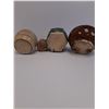 Image 4 : (4) Pottery Potpourri Artisan Pots - Assorted Sizes