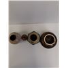 Image 5 : (4) Pottery Potpourri Artisan Pots - Assorted Sizes