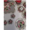 Image 7 : The Ohio Art Enamel Miniature Tea & Serving Set: Serving Tray, Tea Cups, Saucers, Misc