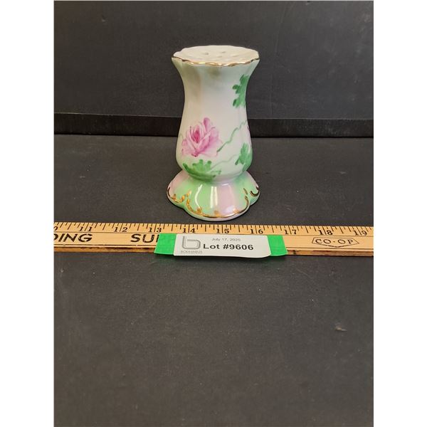 Vintage Porcelain Hair Pin Holder - 4.5" Tall