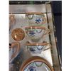 Image 2 : Asian Themed Ceramic Miniature Tea Set in Box - Made in Japan