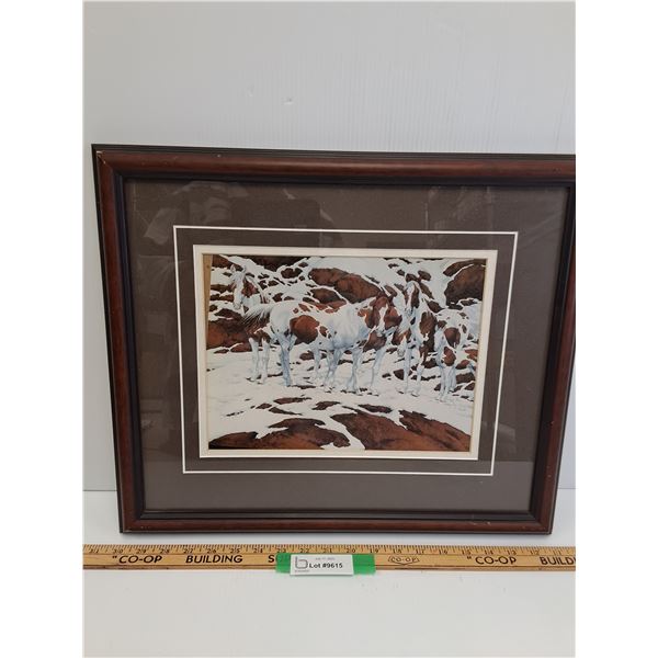 Painted Horse Art Print - 20" x 16.5"