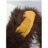 Image 2 : Handmade Bison Fur & Leather Gauntlet Mitts-Approx Size Large, 14" Long - from Robertson's General S