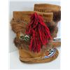 Image 3 : Indigenous Handmade Moccasins From Robertson's General Store in La Ronge - Women's Size 7 Approx