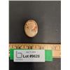 Image 1 : Vintage Cameo 18KT Gold Brooch - 1.5" x 1.25"