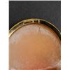Image 5 : Vintage Cameo 18KT Gold Brooch - 1.5" x 1.25"
