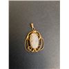 Image 2 : Vintage Cameo 10K Necklace Pendant - 1" x 1.25"