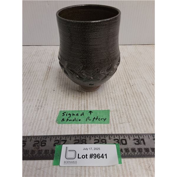 Signed Studio Pottery Goblet