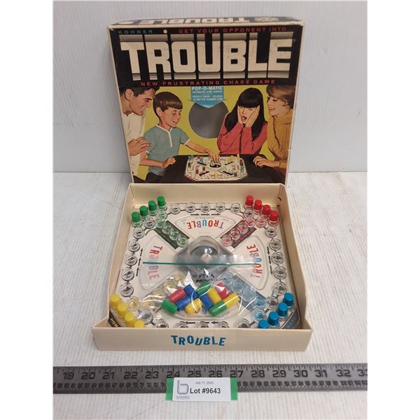 Vintage "Trouble" Board Game - Complete