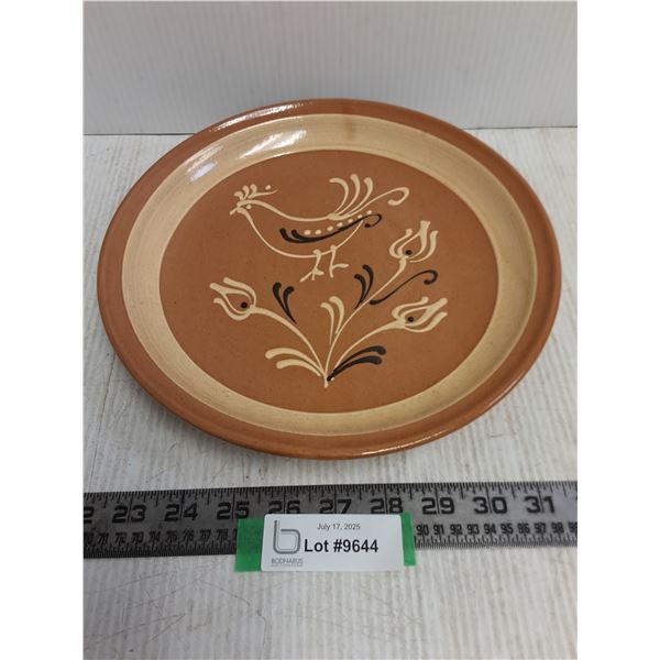 Krasna Jizba Czech Hand-Made Plate - 10.5" Dia