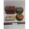 Image 1 : (4) Vintage Tins (T&B, ogden's, Rawleigh's, Meerschaum)
