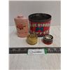 Image 1 : (4) Vintage Tins (Blue Ribbon, Cussons, Dodd's, BDC)